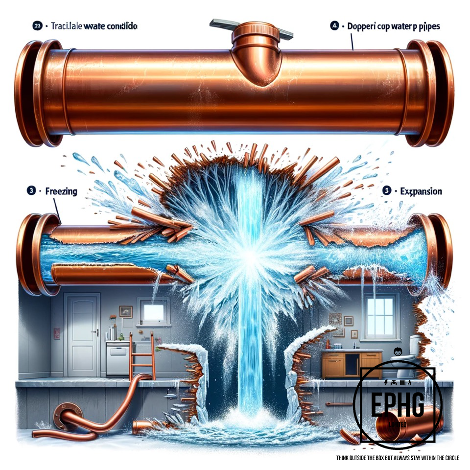 How does Domestic Copper Water Pipes Burst