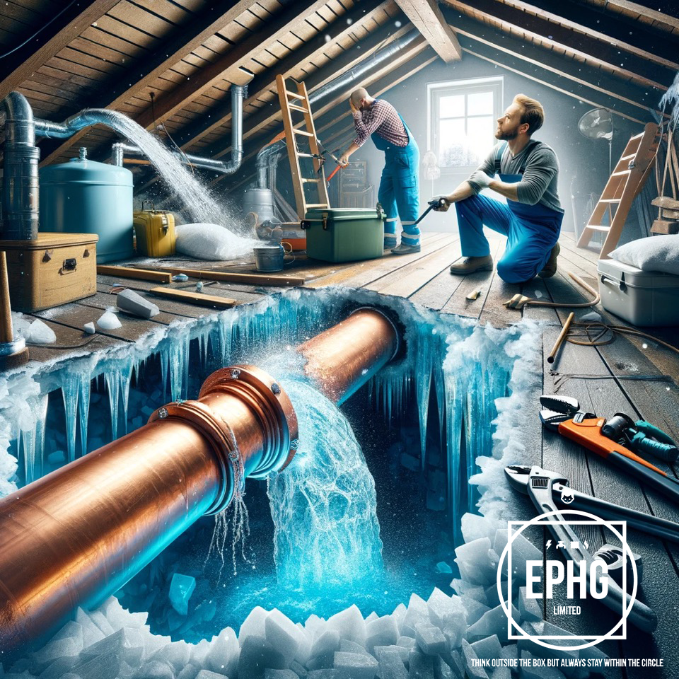 Pipe In Attic Thawing Out Pipe In Attic Thawing Out