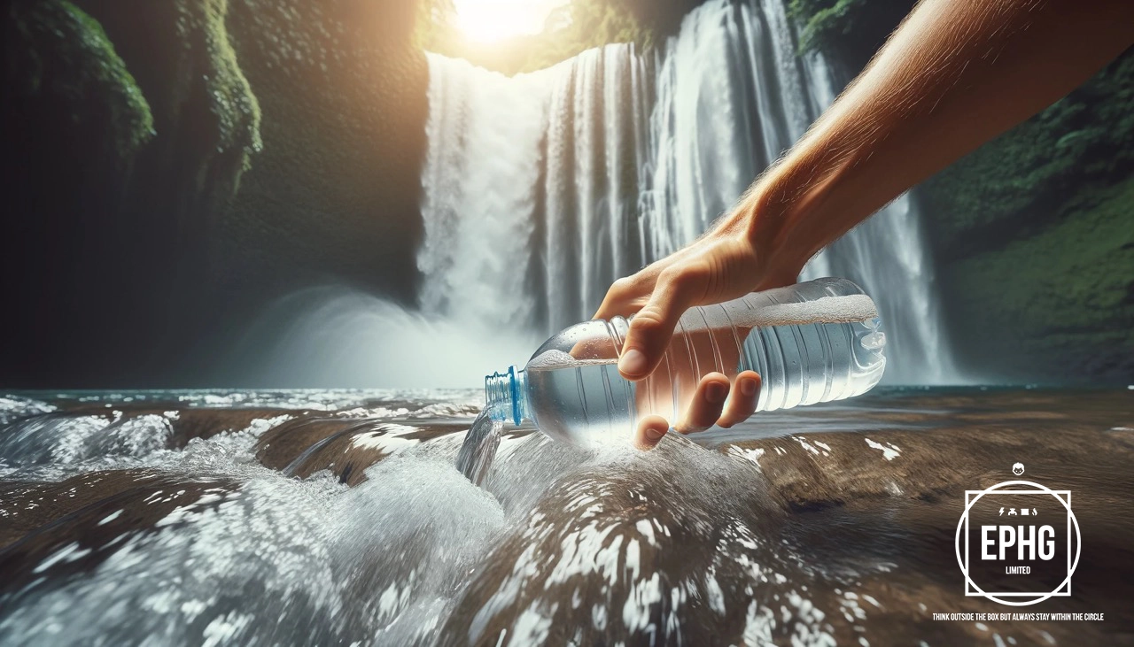 River Water as clear as Drinking Water