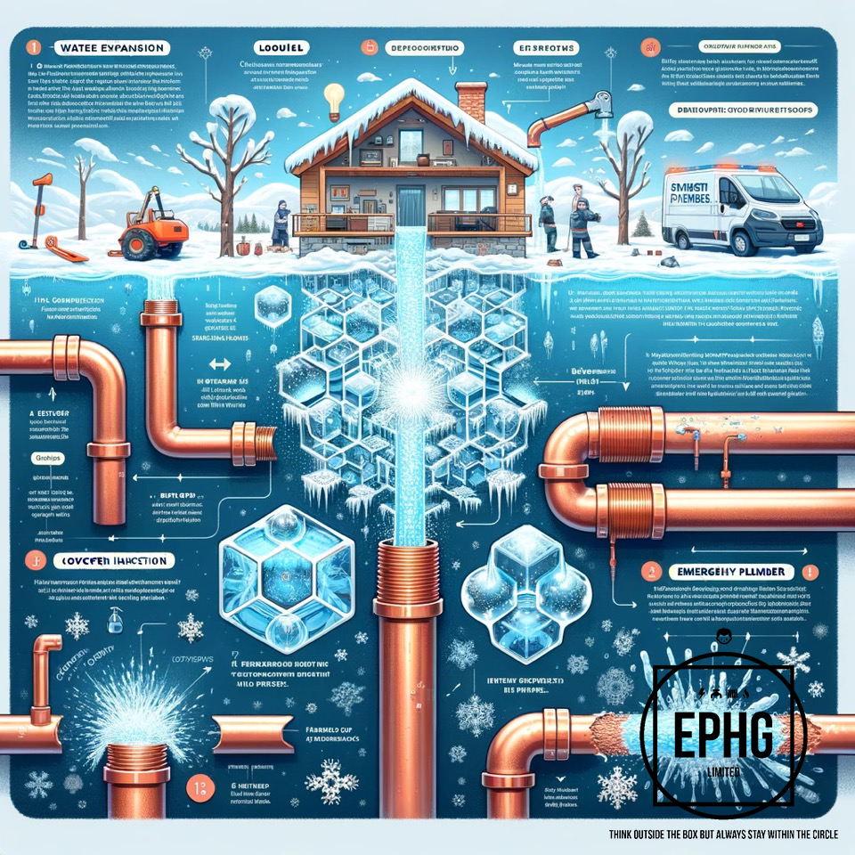 The Expansion Of Cold Water Due To Freezing Cold Weather The Expansion Of Cold Water Due To Freezing Cold Weather