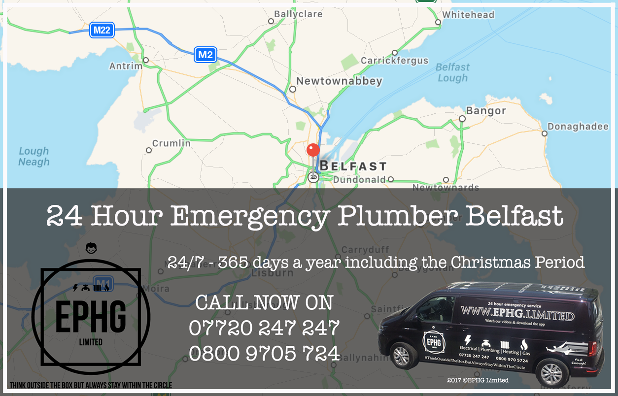 24 Hour Emergency Plumber Belfast