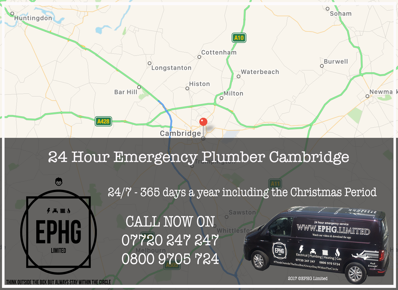 24 Hour Emergency Plumber Cambridge