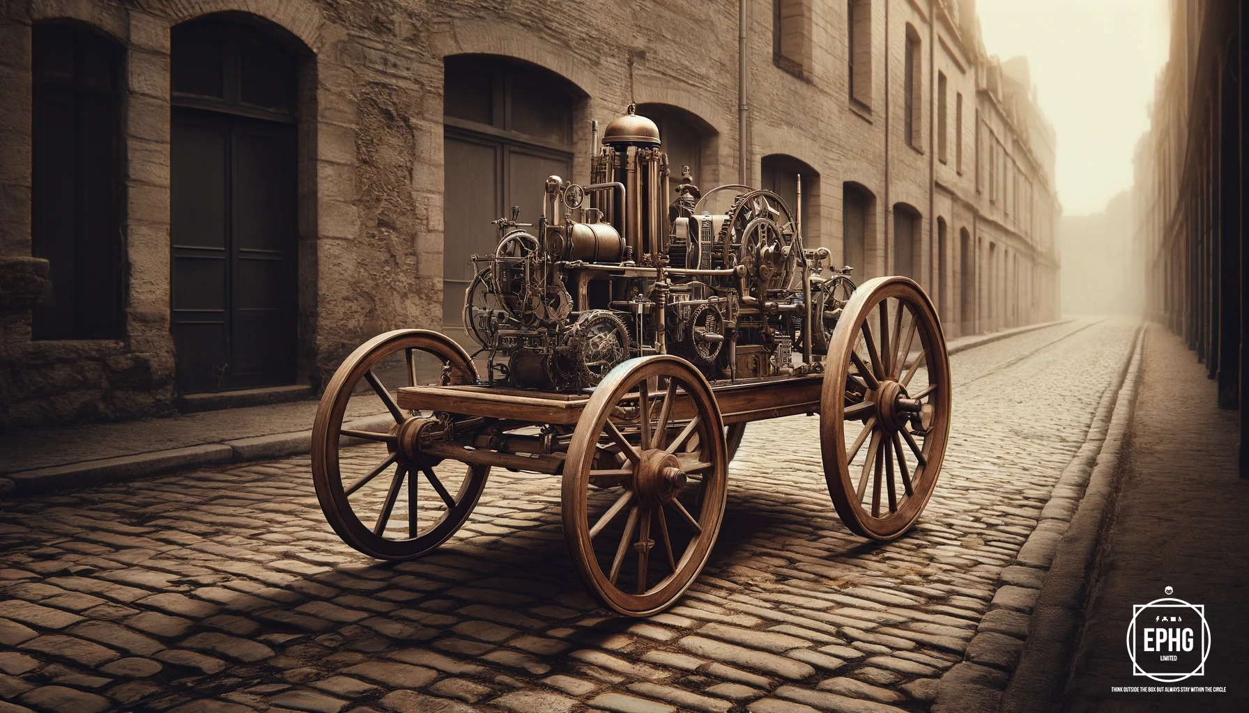 Concept of the Hydrogen Vehicle from 1807 Concept of the Hydrogen Vehicle from 1807