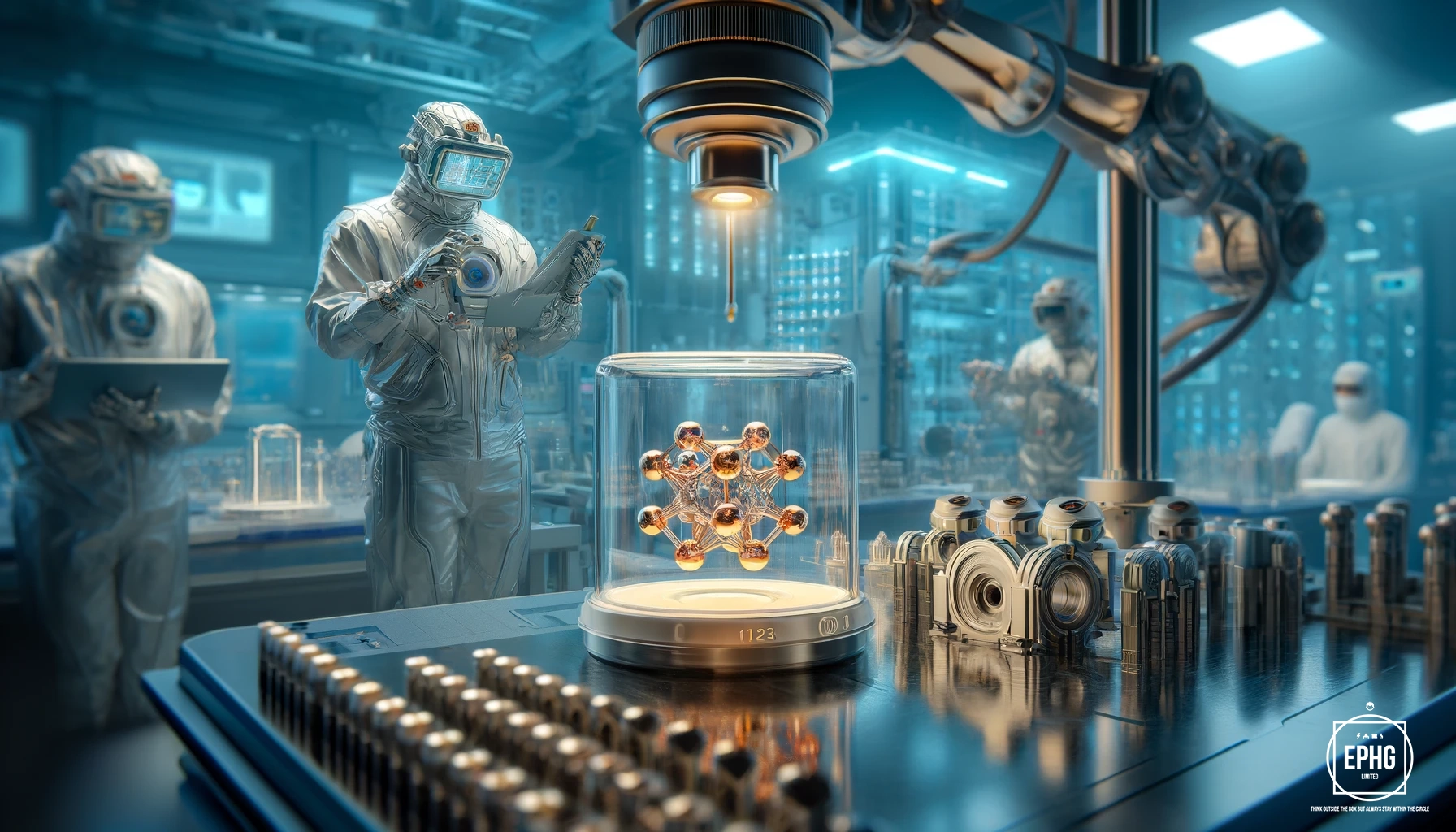 Futuristic Lab for fusing Roentgenium Futuristic Lab for fusing Roentgenium