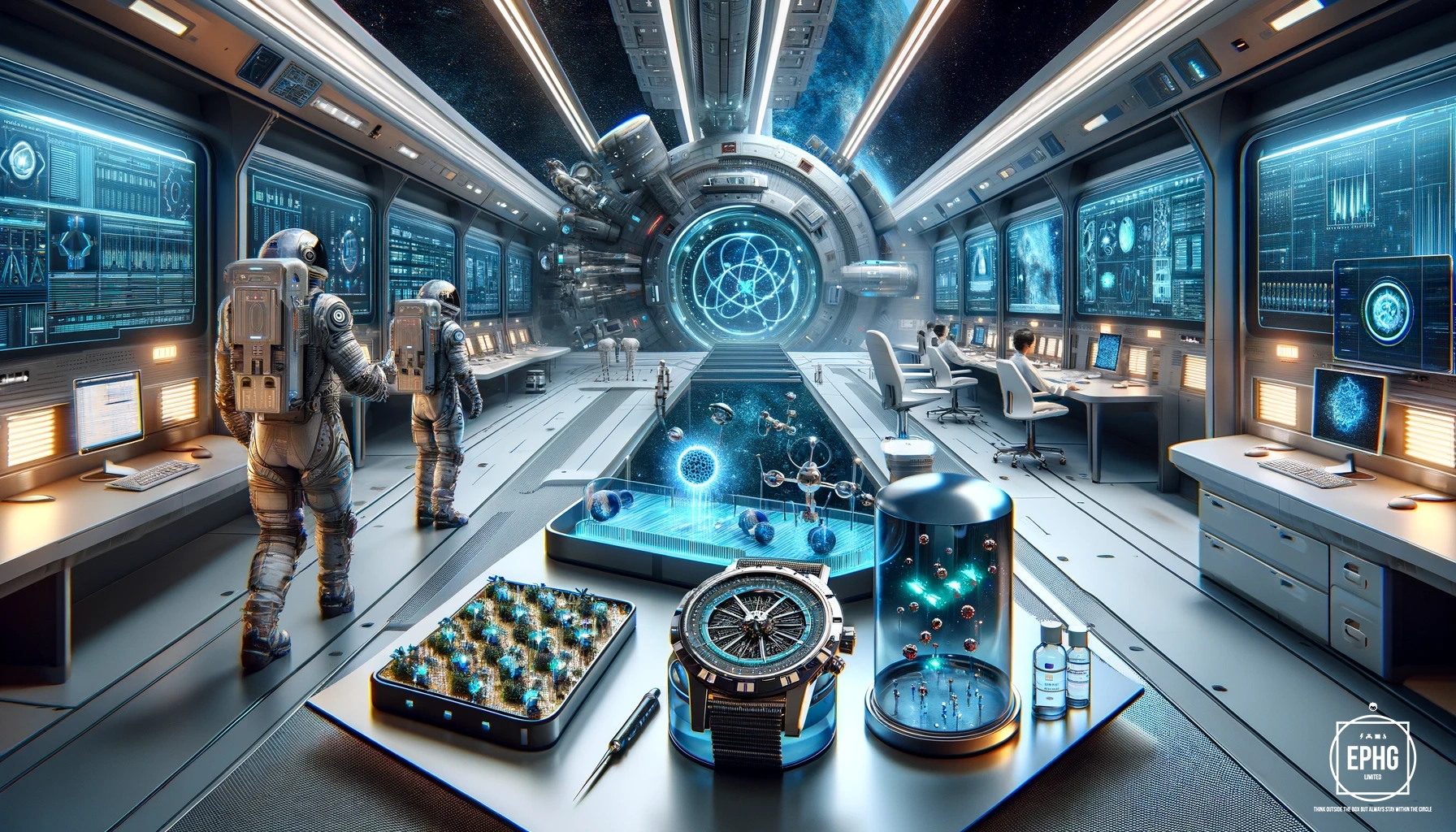 Futuristic Space Station using Ruthenium Futuristic Space Station using Ruthenium