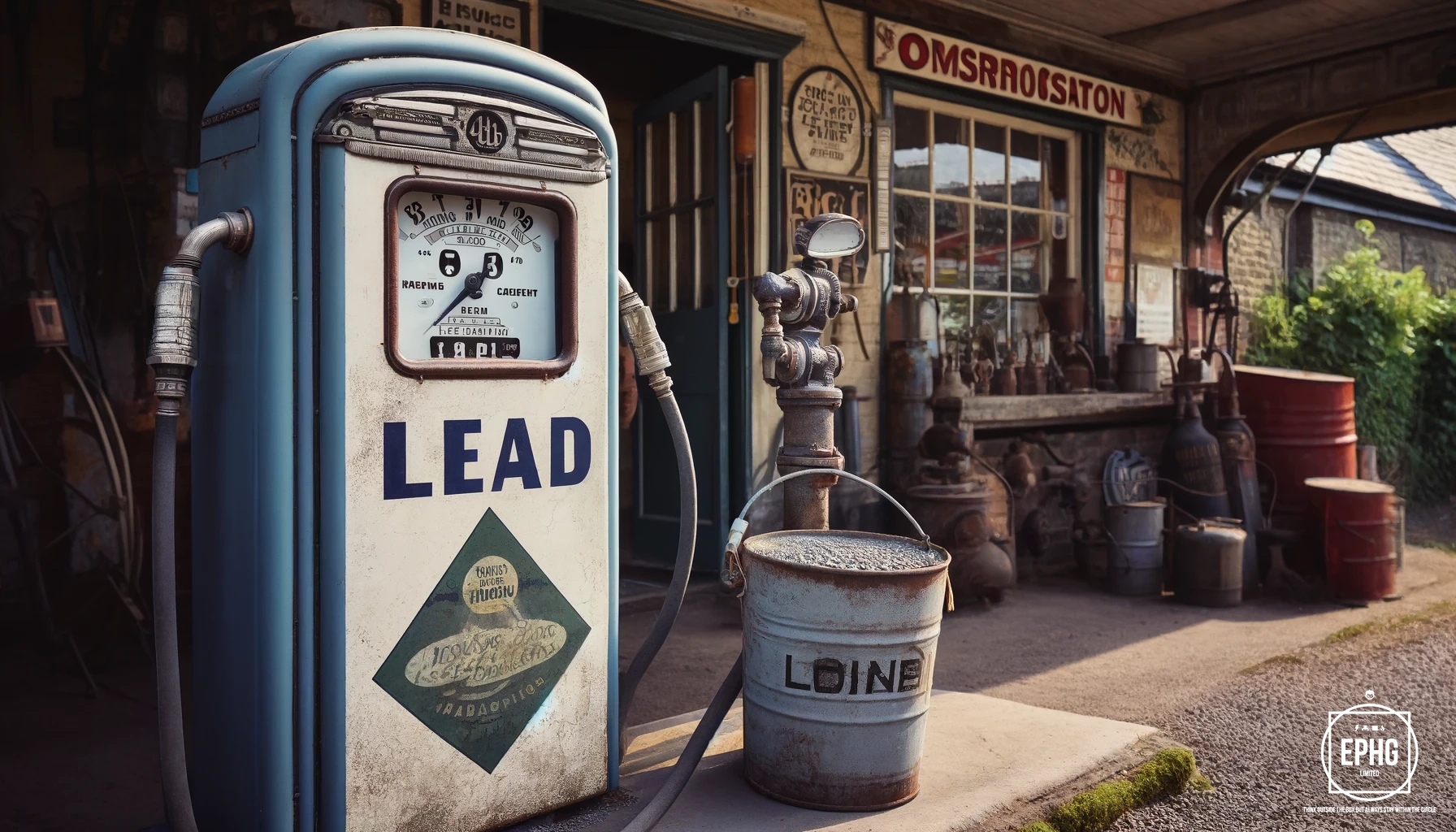 Lead Fuel in a Petrol Station Lead Fuel in a Petrol Station