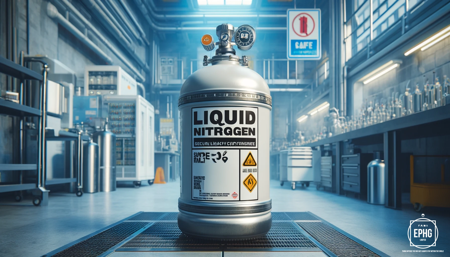 Liquad Nitrogen in a Secure Bottle Liquad Nitrogen in a Secure Bottle