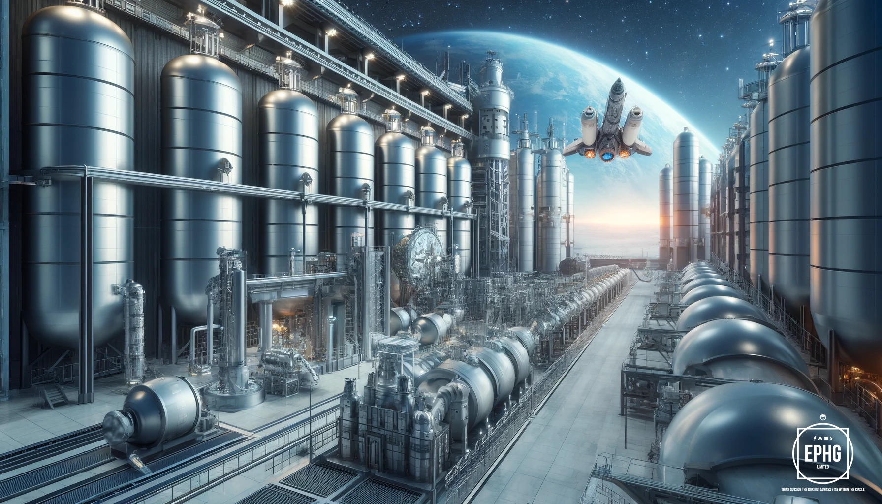 Pottential Liquid Hydrogen Space Station Pottential Liquid Hydrogen Space Station