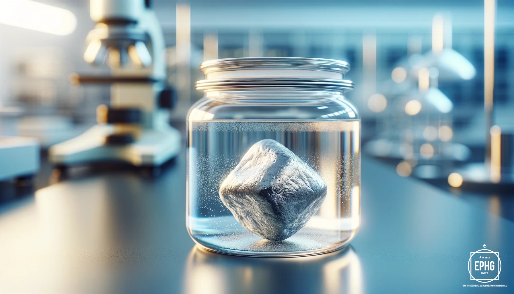 Pure Rubidium Submerged in Oil to Protect it from Air Pure Rubidium Submerged in Oil to Protect it from Air