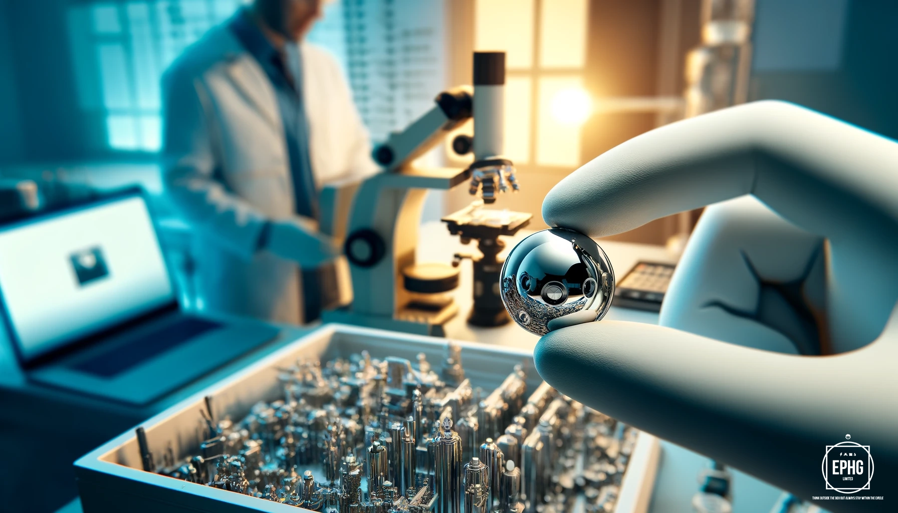 Pure Ruthenium being Anylyzed using Spectrometers and Electron Microscopes Pure Ruthenium being Anylyzed using Spectrometers and Electron Microscopes