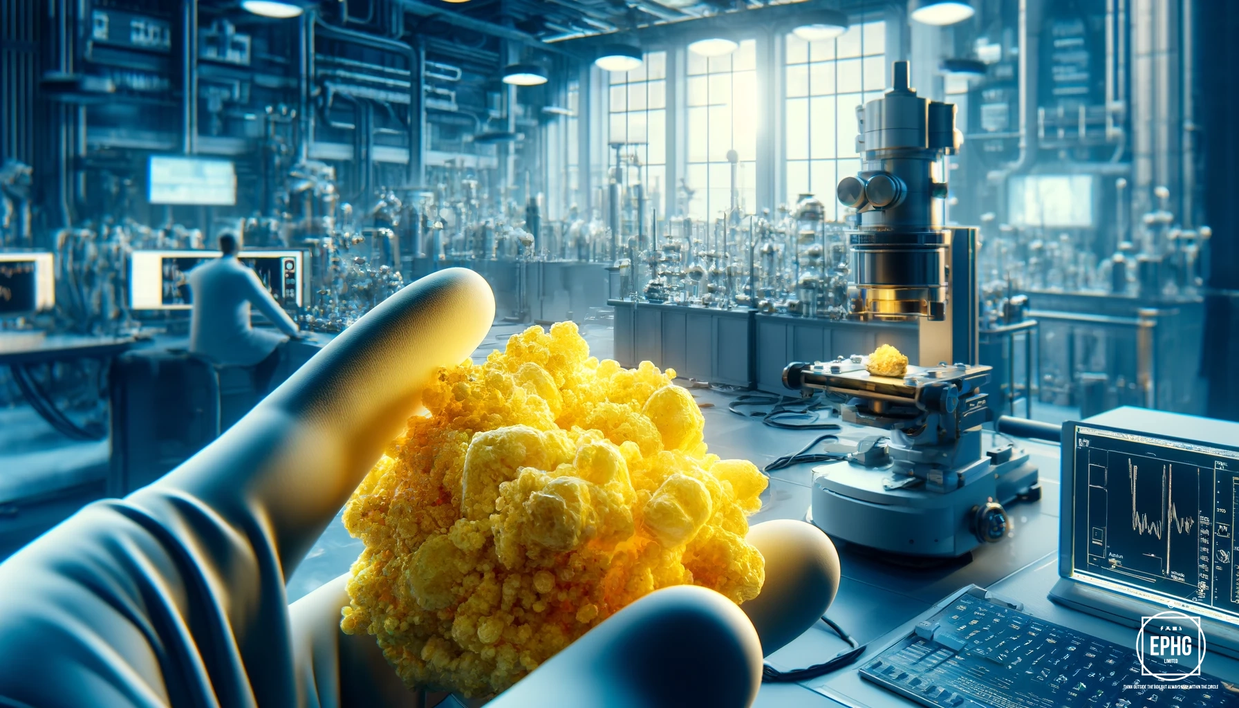 Pure Sulfur a Brittle Yellow Element Pure Sulfur a Brittle Yellow Element