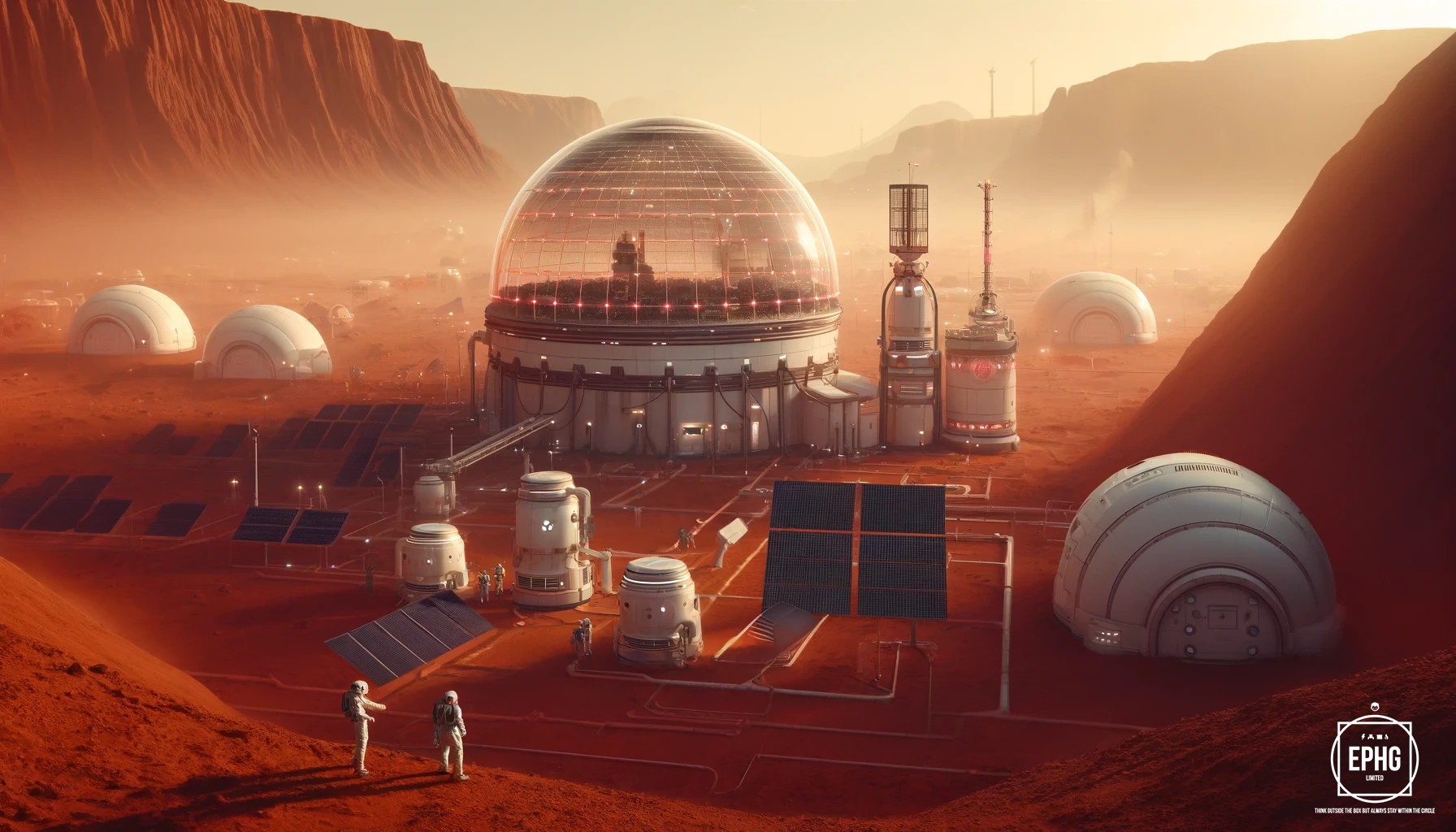 Radium Powered Energy System Providing Energy to Domed Habitat on Mars Radium Powered Energy System Providing Energy to Domed Habitat on Mars