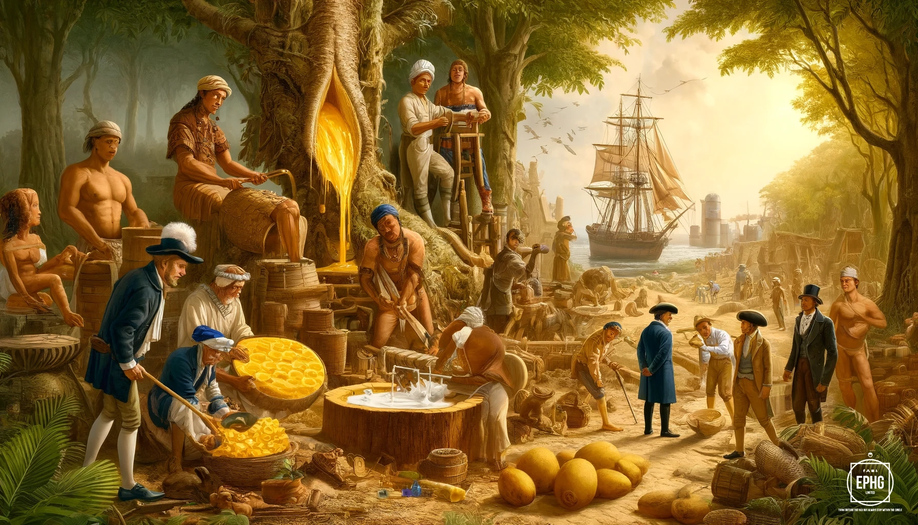 The History of Rubber and how Sap was used from the Trees The History of Rubber and how Sap was used from the Trees