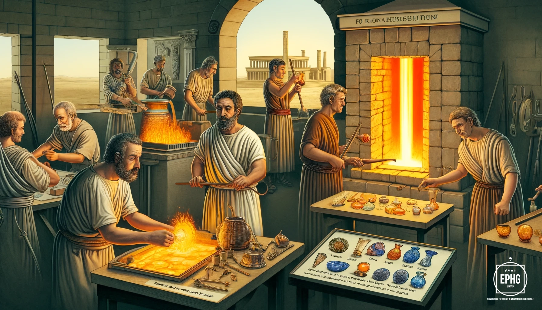The Invention of Glass in 3500 BCE then Refined in 100 BCE The Invention of Glass in 3500 BCE then Refined in 100 BCE