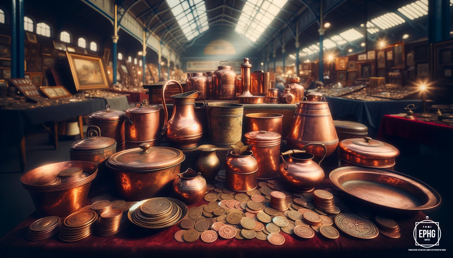 Various Copper Antiques Various Copper Antiques