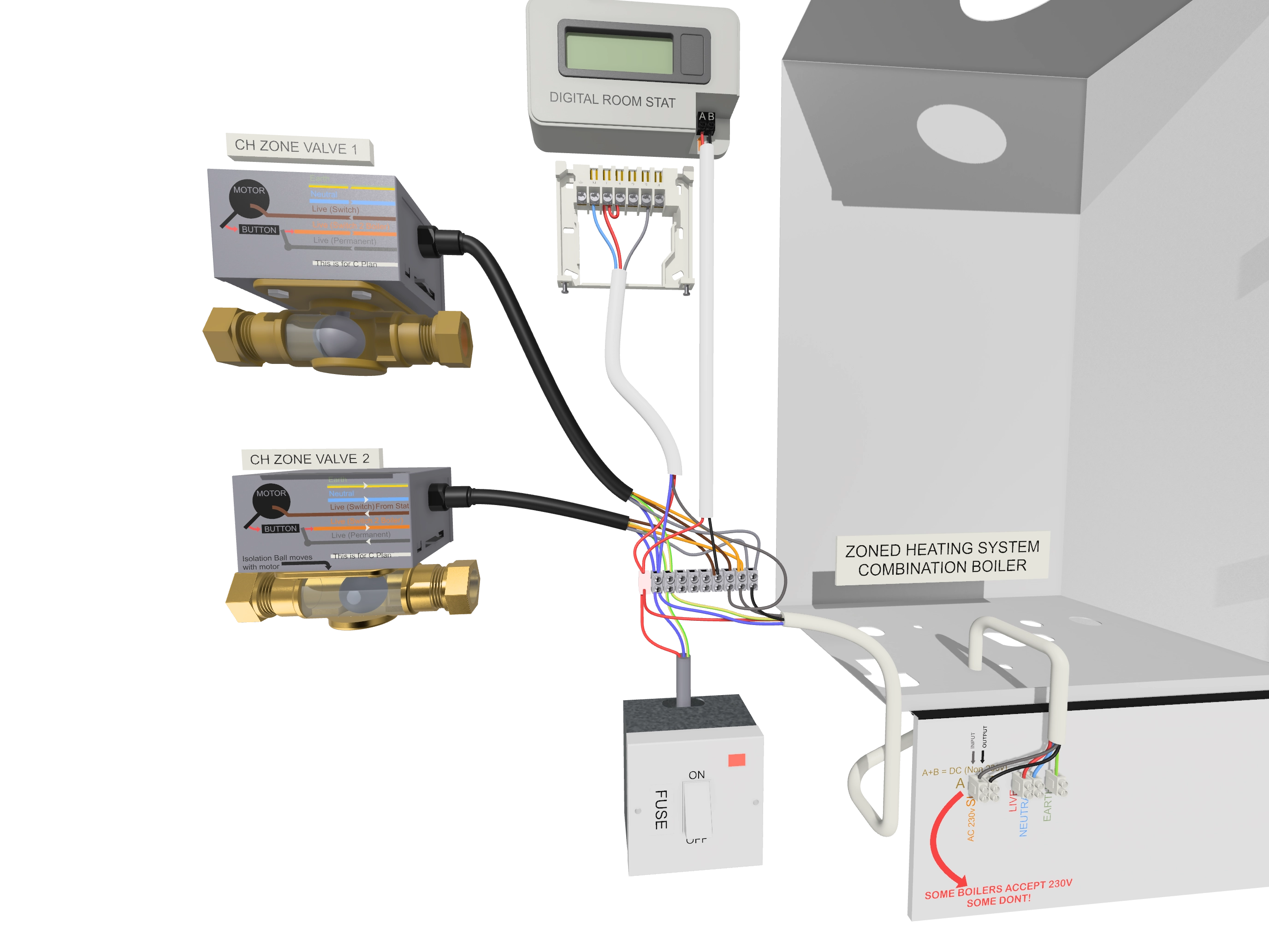 24V Zoned Valve Wiring Diagram - Step-by-Step Guide 24V Zoned Valve Wiring Diagram for Heating Systems